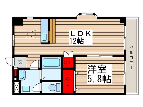 コルナ津田沼の物件間取画像